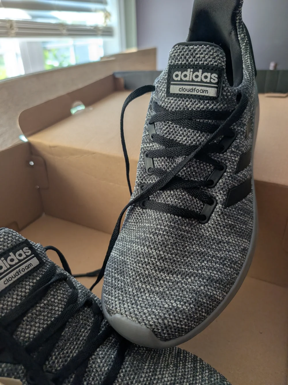 Adidas Men’s Cloudfoam Lite Racer - Gray/Black
